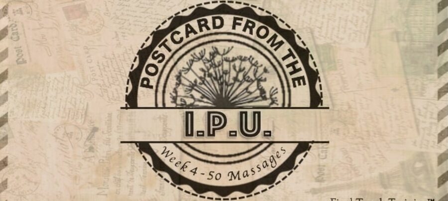 Postcard From the IPU: Week 4, 50 Massages